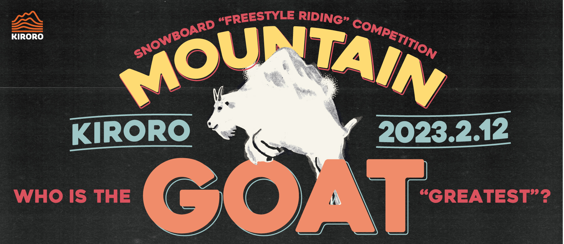 MOUNTAIN GOAT ＠KIRORO SNOW WORLD